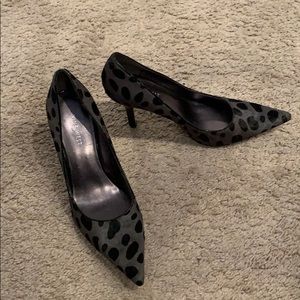 Black and grey Nine West heels
